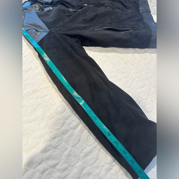 Black Suede and Leather Jacket - Picture 8 of 12